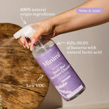Miniml Anti-Bacterial Surface Cleaner French Lavender 750ml, imported from the UK