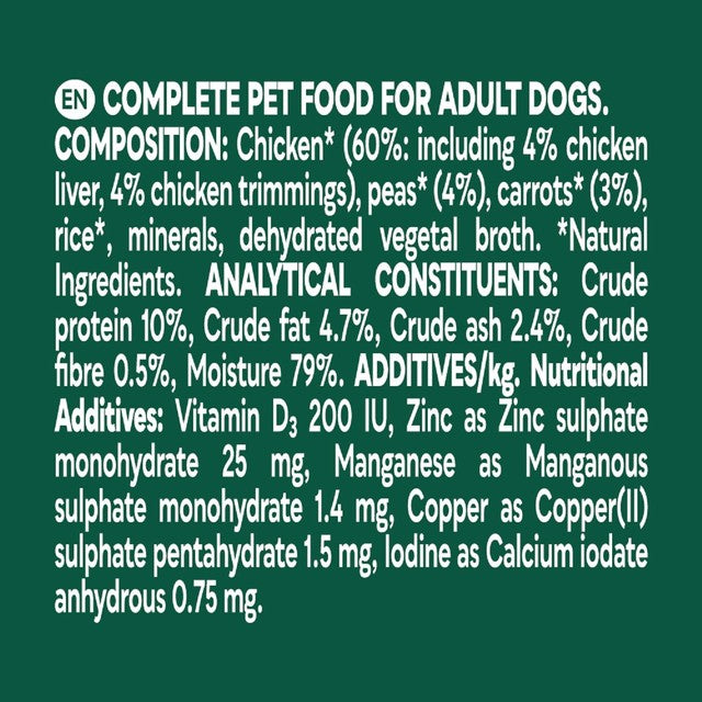 Natures Menu mixed variety dog food pouches 8 x 300g, imported from the UK