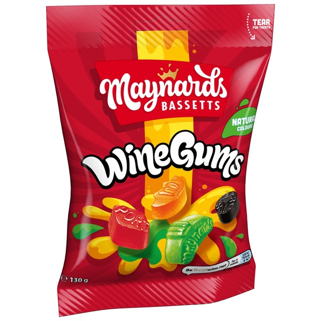 Maynards Bassetts wine gums bag - British product