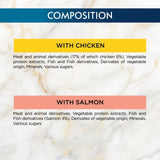 Gourmet Perle senior chicken in gravy wet cat food, imported from the UK