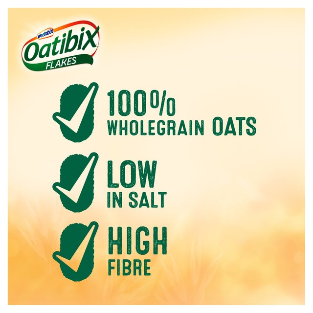 Weetabix Oatibix Flakes oat cereal 550g (British brand)