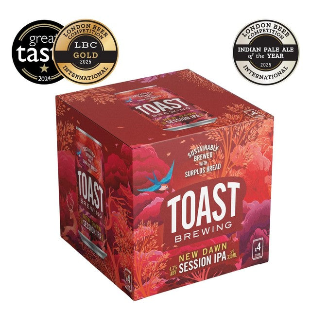 Toast Ale New Dawn SIPA session IPA 4x330ml (British brand)