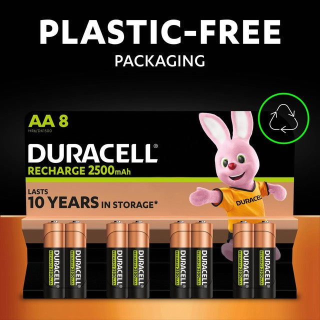 Duracell Recharge Ultra AA rechargeable batteries 4-pack - British product