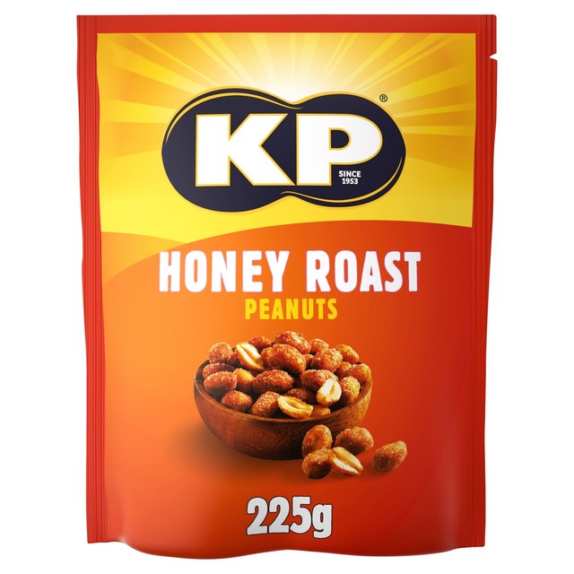 KP Honey Roast Peanuts 225g, UK version
