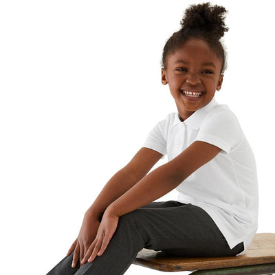 M&S M&S Girls Slim Fit Stayaway Polo Shirt 2-Pack 12-13Y- Buy online at McGrocer