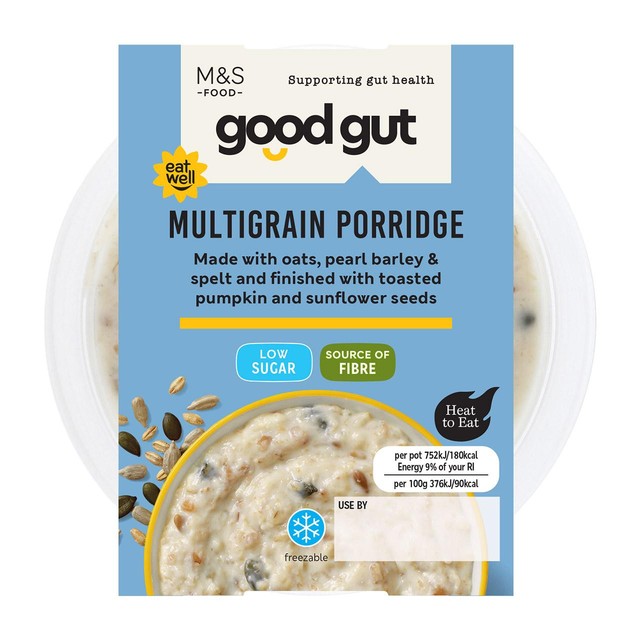 M&S Good Gut Multigrain Porridge 200g, imported from the UK