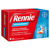 Rennie peppermint heartburn relief tablets (British brand)