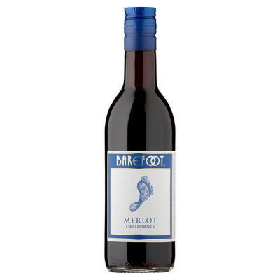 Barefoot Merlot Red Wine Small Bottle 187ml