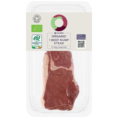 Ocado Bio-Rinder-Rumpsteak 225g