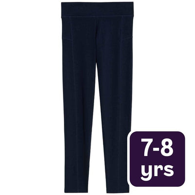 Leggings M&S en coton mélangé pour filles, leggings bleu marine pour enfants 7-8 ans - Achetez en ligne chez McGrocer