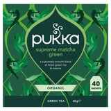 Pukka organic Supreme Matcha Green tea 40 bags, imported from the UK