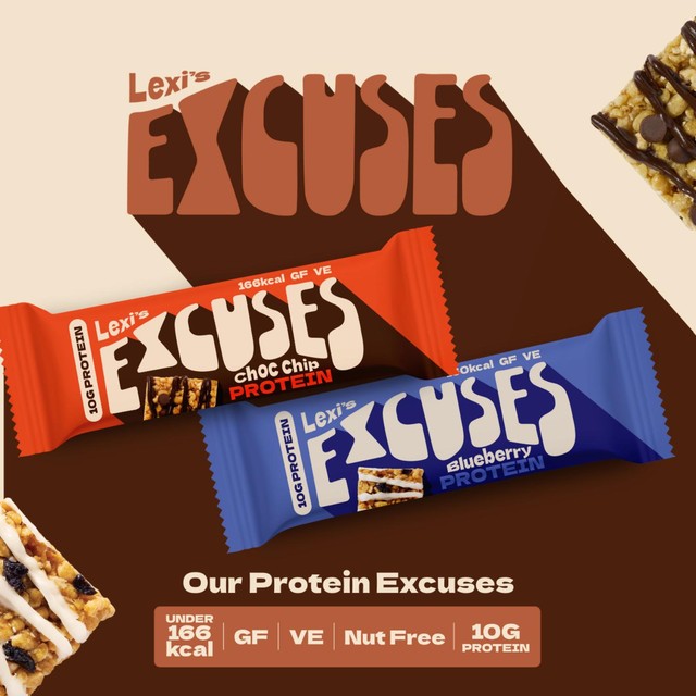 Lexis choc chip protein bar multipack 12 x 40g, UK version