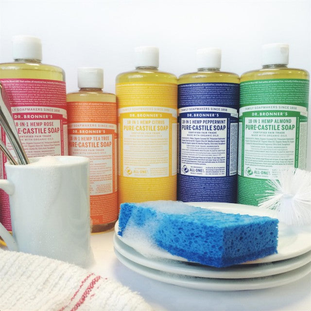 Dr Bronner's citrus liquid soap 945ml - British product