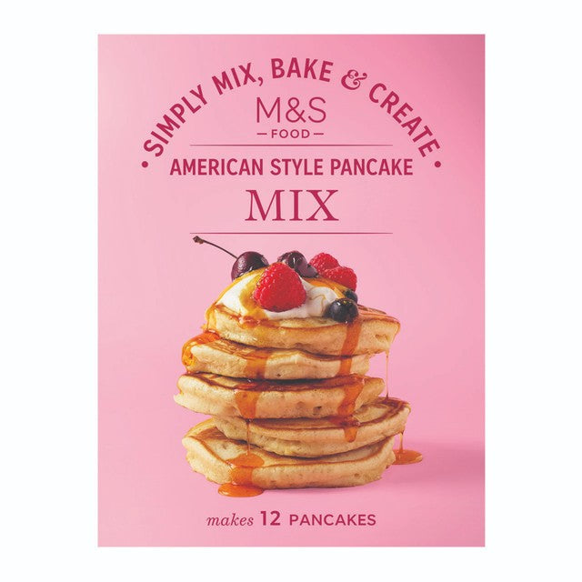 M&S American Style Pancake Mix 400g, imported from the UK