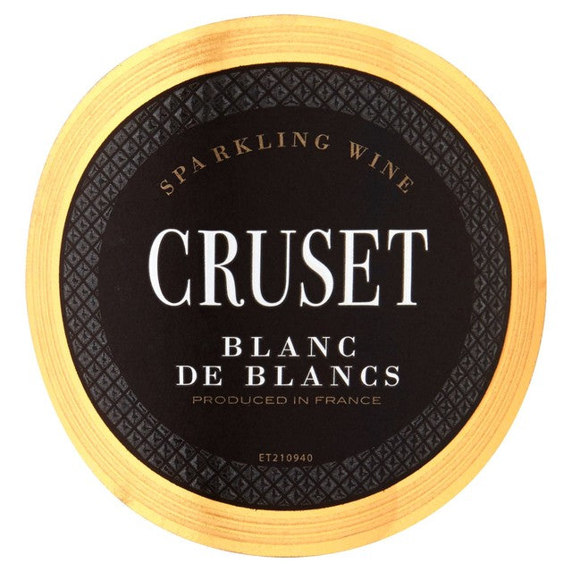 Cruset Blanc de Blancs sparkling wine 75cl - British product