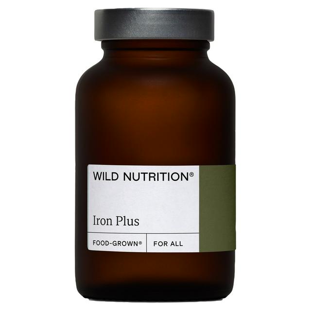 Wild Nutrition Food Grown Iron Plus for All Food Supplement Capsules x30