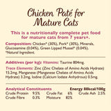 Lily's Kitchen chicken pate for mature cats (British brand)