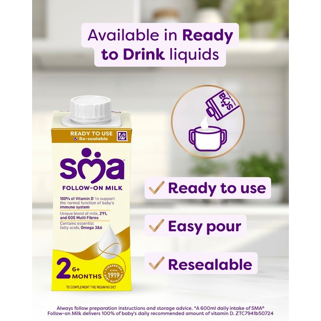 SMA Pro 2 follow-on milk powder 800g (British brand)