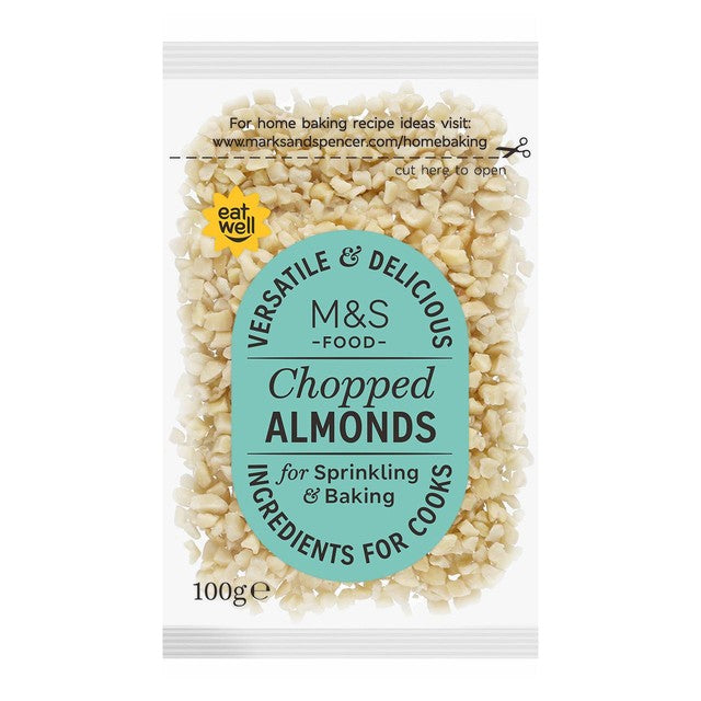 M&S chopped almonds 100g, imported from the UK