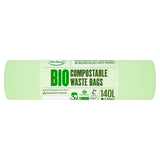 BioBag 140L compostable wheelie bin liners, UK version