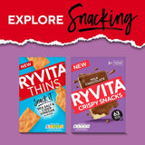 Ryvita Fruit Crunch Currant Seed & Oat Crispbread 200g, imported from the UK
