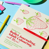 Paper Mate scented felt tip pens with 0.7mm fibre tip and 12 colours, imported from the UK