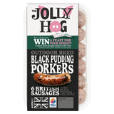Jolly Hog Black Pudding Porker Sausages 400g, UK version
