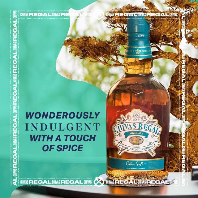 Chivas Regal Mizunara 12 Year Old blended Scotch whisky 70cl - British product