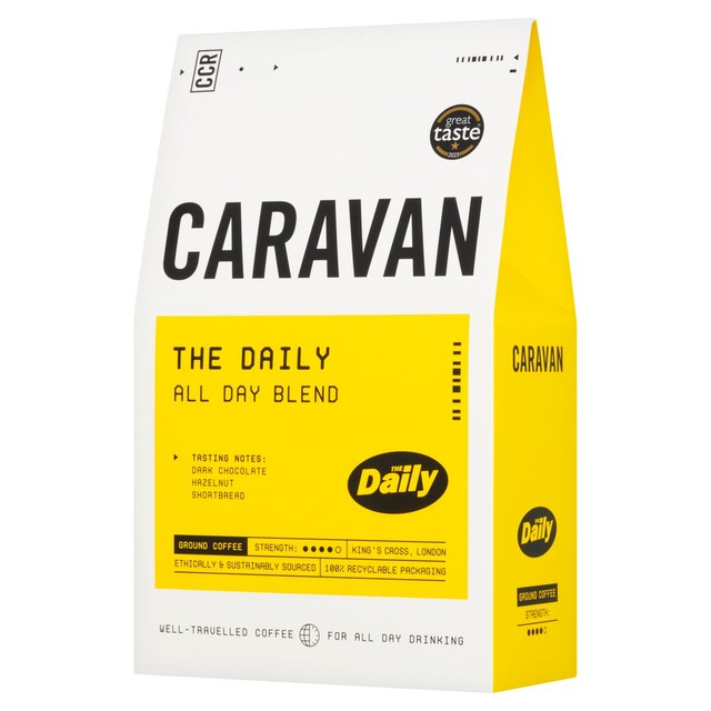Caravan Coffee Daily Blend gemahlener Kaffee 200g - Britisches Produkt