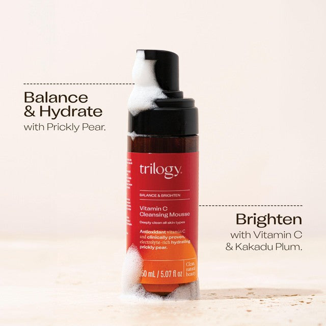 Trilogy Vitamin C Cleansing Mousse 150ml (British brand)