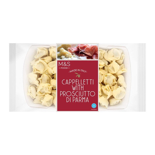 M&S Cappelletti with Parma Ham filled pasta 250g, imported from the UK