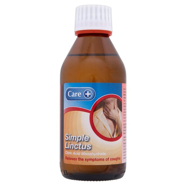 Care adult linctus for coughs oral solution 200ml - British product