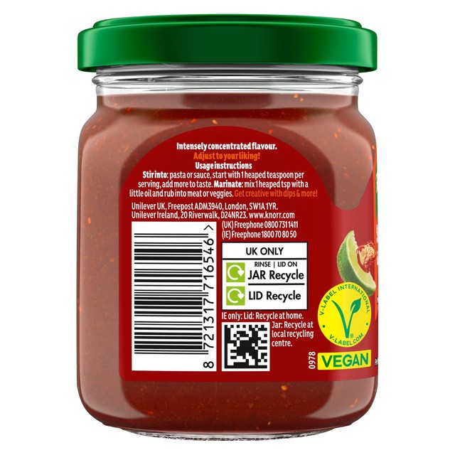 Knorr smoked chili & lime cooking paste 165g, UK version
