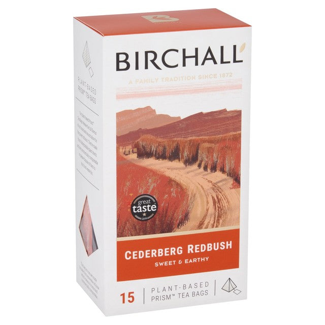 Birchall Cederberg Redbush rooibos tea bags 15 count - British product