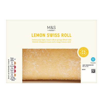 M&S Lemon Swiss Roll Cake 325g