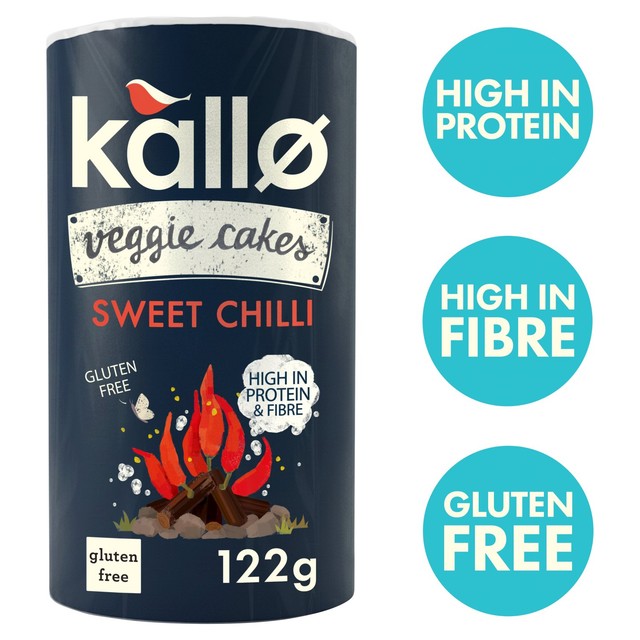 Kallo Veggie Cakes Sweet Chilli 122g, UK version