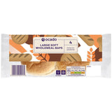 Ocado wholemeal baps 4 pack, imported from the UK