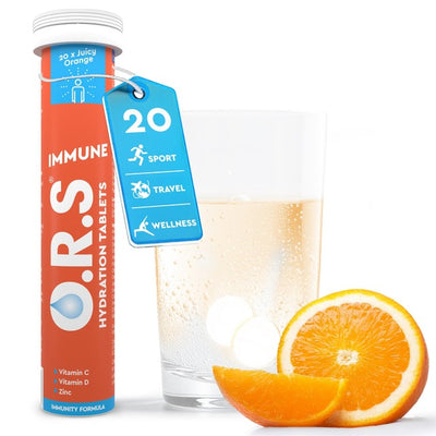M&S O.R.S Electrolyte Tablets Juicy Orange Flavour Rehydration Supplement 20 Count- Buy online at McGrocer