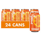 Poppi Orange Soda cans 330ml (British brand)