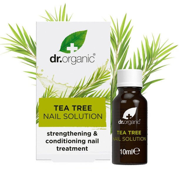 Dr Organic Tea Tree Purifying Nail Solution - British product