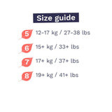 Pura nappy pants size 7 multi pack 96 count, UK version