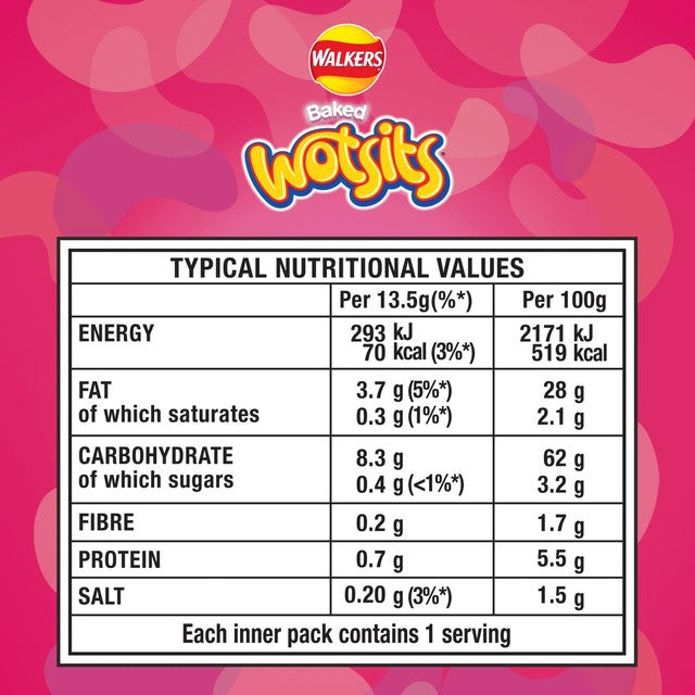 Walkers Wotsits Prawn Cocktail Savoury Snack (British brand)