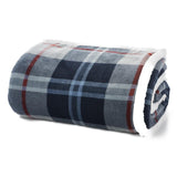 Deyongs Douglas Throw Navy 125x150cm - British product