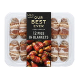 M&S pigs in blankets frozen 288g, imported from the UK