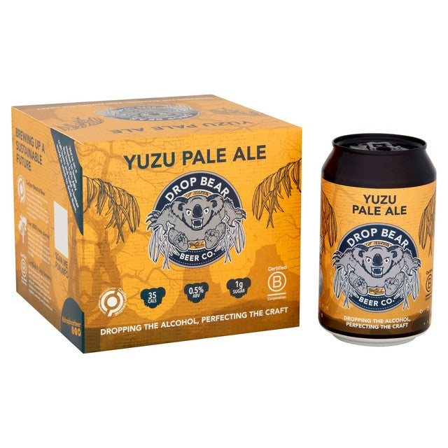 Drop Bear Beer yuzu pale ale 4 x 330ml - British product