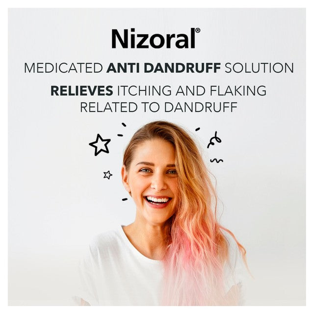 Nizoral anti-dandruff medicated shampoo, imported from the UK