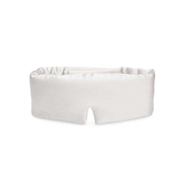 Silk Addict sleep mask Ivory (British brand)