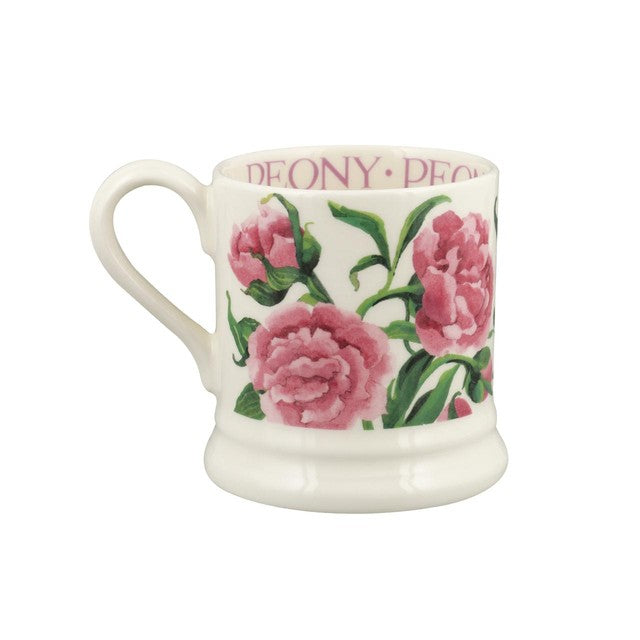 Emma Bridgewater Pink Peony half pint mug, UK version