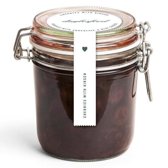 DAYLESFORD ORGANIC Cherries in Kirsch 500g - British product