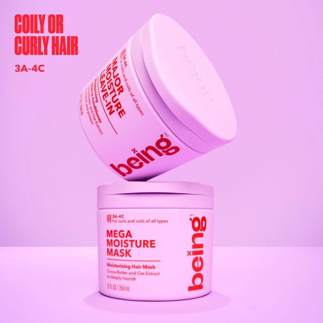Being MAJOR MOISTURE leave-in conditioner for curls (British brand)